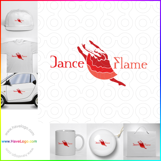 логотип танцовщицы фламенко - 39356