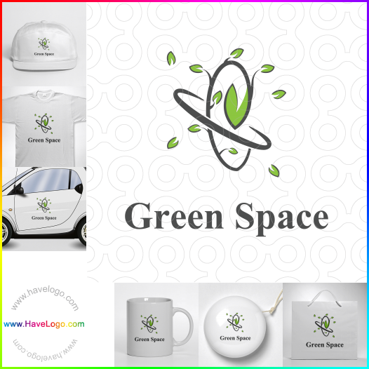 логотип зеленое пространство - 59966
