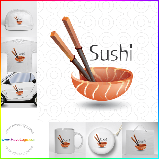 この日本食のロゴデザインを購入する - 38833