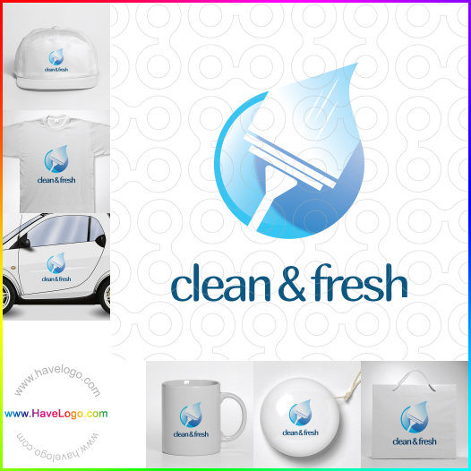логотип Clean & Fresh - 64698