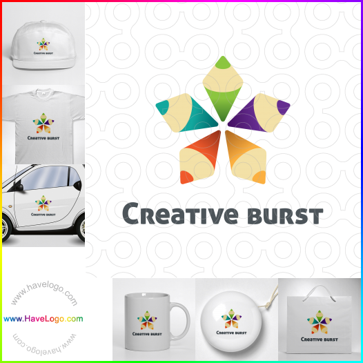 Creative Burst logo 61675