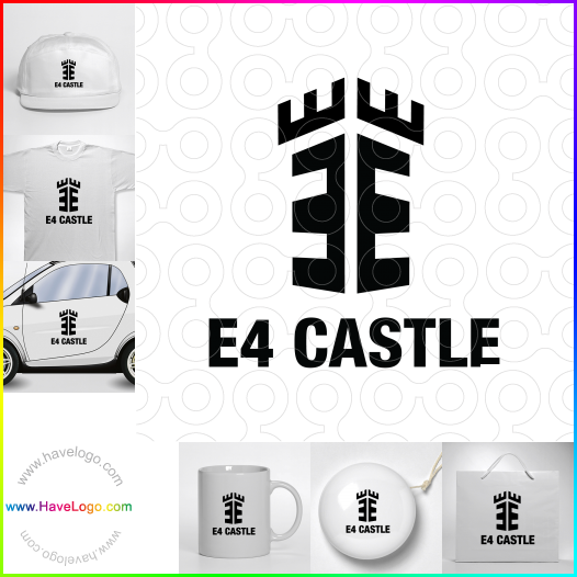 購買此E4城堡logo設計66336