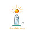 Globale Erwärmung logo