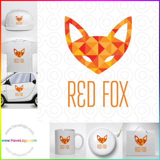 購買此紅狐狸logo設計62529