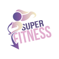 超級健身Logo