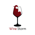 логотип Винный шторм