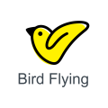 flying bird  logo
