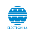 логотип электронные цепи
