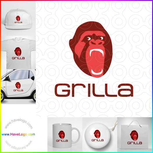 логотип гориллы - 43008