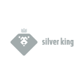 логотип серебряный король