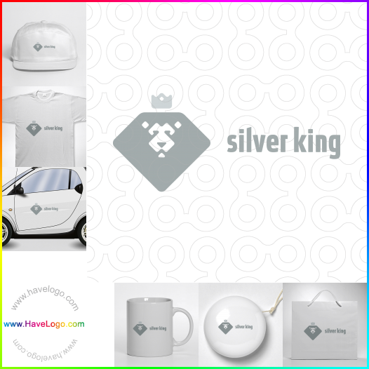 логотип серебряный король - 63454