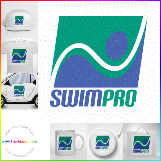 buy swimming pool logo 6675