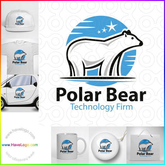 購買此北極熊logo設計60430
