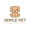 簡單的寵物Logo