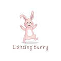 логотип кролик