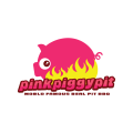 логотип свиней