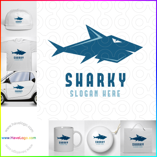 логотип акула - 59257