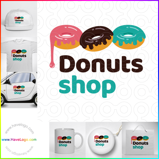 логотип Магазин пончиков - 60212