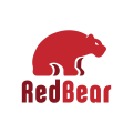 логотип Красный медведь