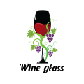  Wine glass  logo