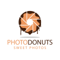 логотип пончик