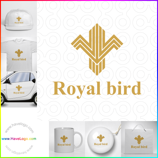 購買此英國皇家鳥類logo設計64462