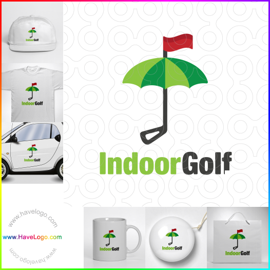 このインドアゴルフのロゴデザインを購入する - 66572