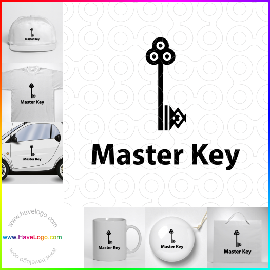 логотип Мастер ключ - 65613
