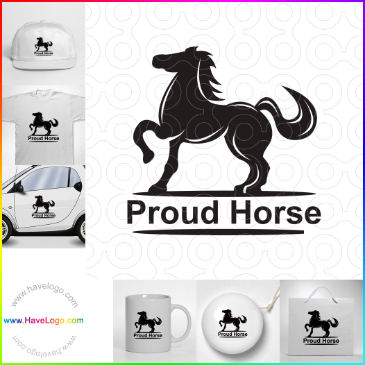 購買此驕傲的馬logo設計66722