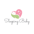 熟睡的嬰兒Logo