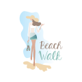 логотип пляж