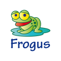логотип лягушка
