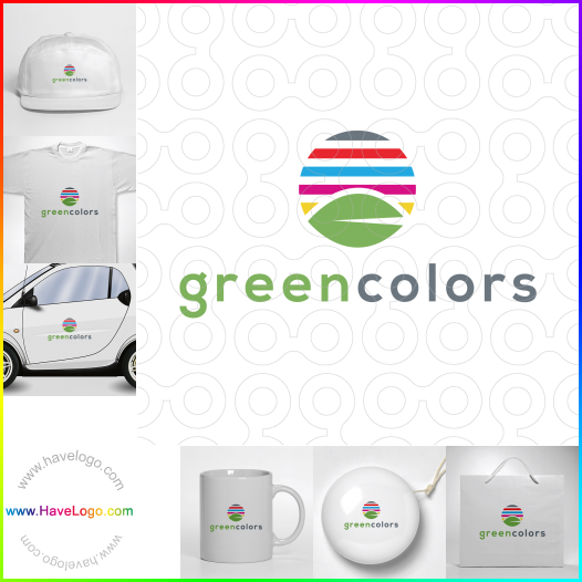 購買此綠色產品logo設計47924