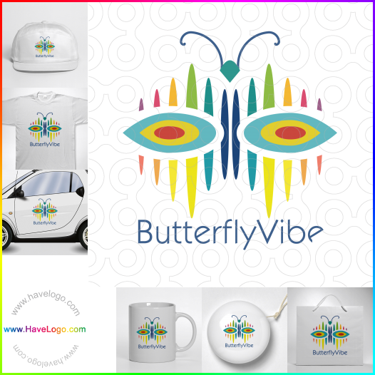 購買此蝴蝶logo設計24560
