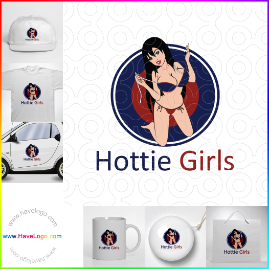 Hottie Mädchen logo 64948