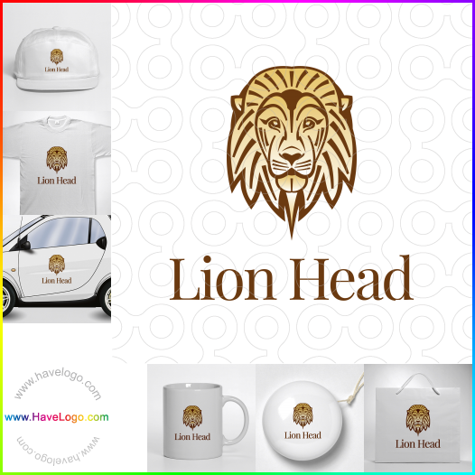 購買此獅子頭logo設計63920