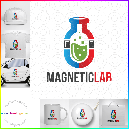 購買此磁性實驗室logo設計61002