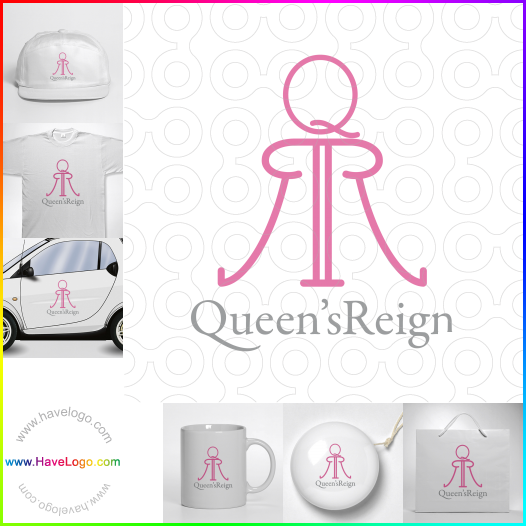 購買此女王logo設計21073