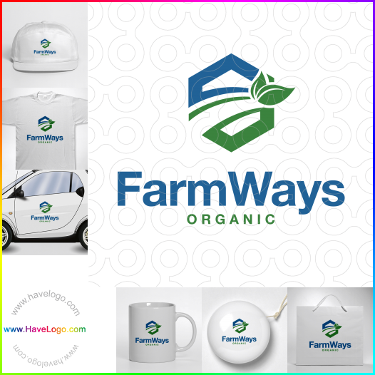 購買此生態農產品logo設計50537