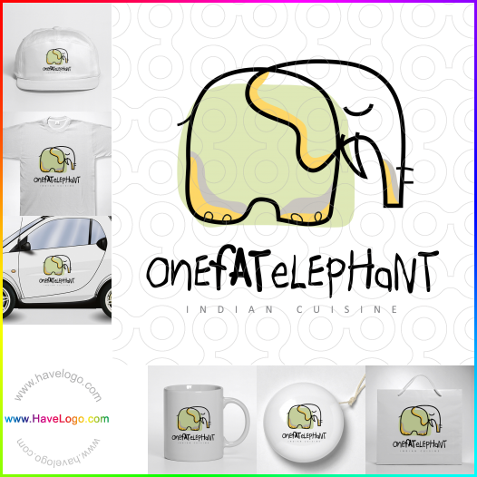 логотип слон - 55193