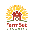 логотип органический рынок продуктов питания