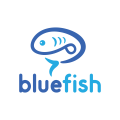 логотип Синяя рыба