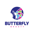 美麗的蝴蝶Logo