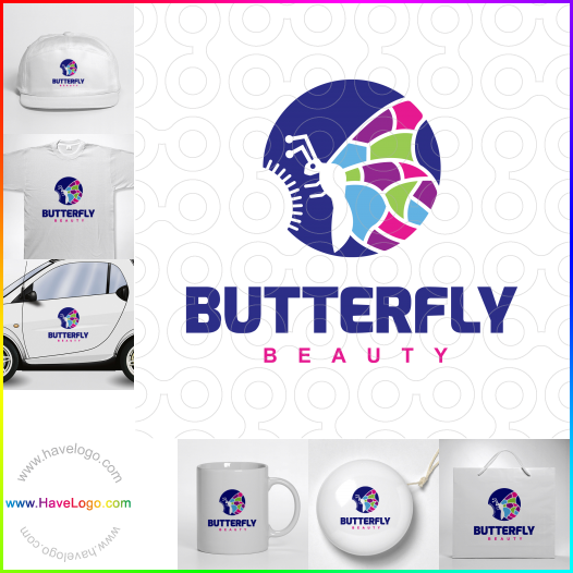 購買此美麗的蝴蝶logo設計67318