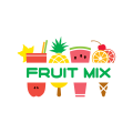 混合水果Logo