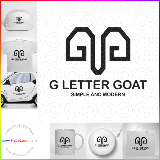 購買此G字母山羊logo設計64711
