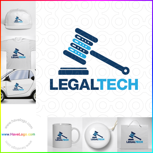 購買此法律技術logo設計66022
