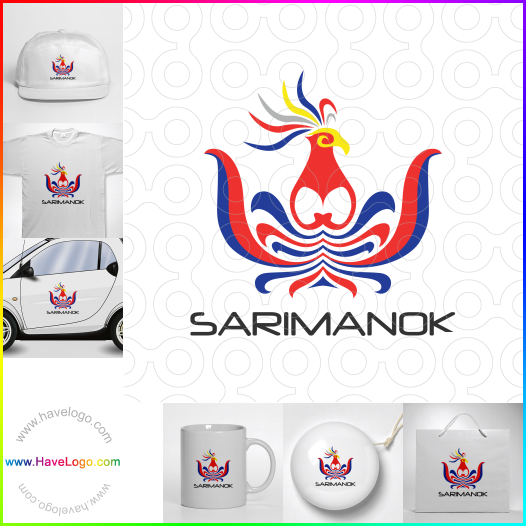 購買此sarimanok鳥logo設計62320