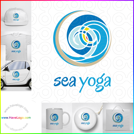 購買此海瑜伽logo設計65167