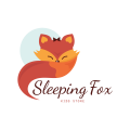 логотип Спящая лисица